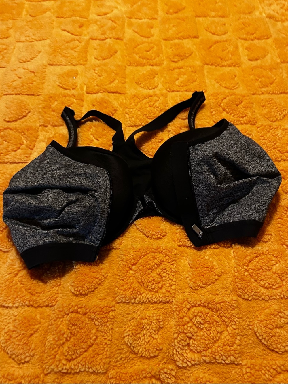 Women’s Black & Gray Supportive Sports Bra